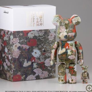 メディコムトイ(MEDICOM TOY)のBE@RBRICK 伊藤若冲「牡丹小禽図（ぼたんしょうきんず）」 (各種パーツ)