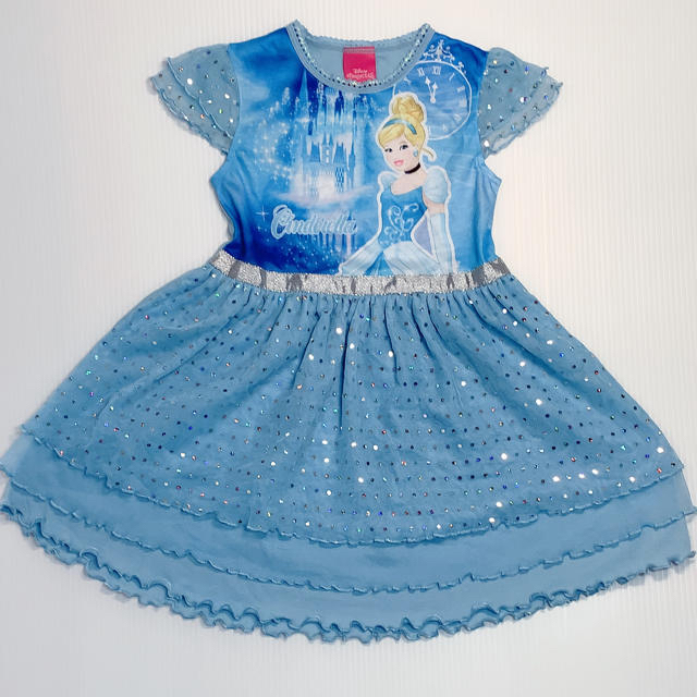 Disney(ディズニー)のディズニープリンセスワンピース　1.5-2歳キッズ服身長86-92cm海外子供服 キッズ/ベビー/マタニティのベビー服(~85cm)(ワンピース)の商品写真