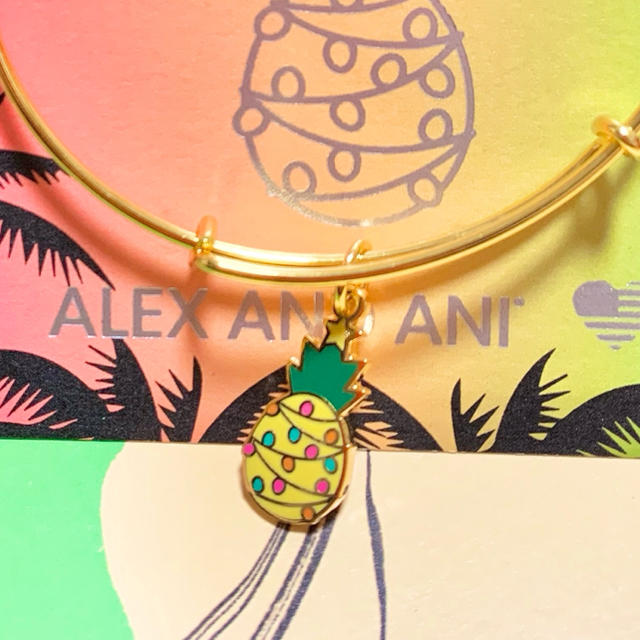 専用です　【ALEX and ANI】バングル　パイナップル Pineapple レディースのアクセサリー(ブレスレット/バングル)の商品写真