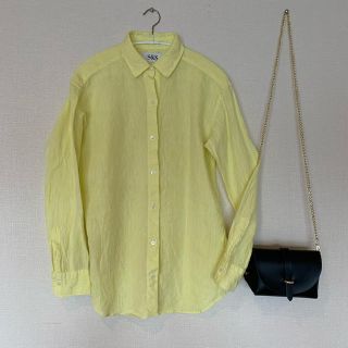 スピックアンドスパン(Spick & Span)の★お値下げ★美品★スピック＆スパン★麻100%ブラウス★トゥモローランド★(シャツ/ブラウス(長袖/七分))