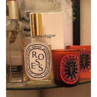 ディプティック(diptyque)の送料込＊ディプティック＊ロクシタンルームフレグランス　オレンジチャイキャンドル(キャンドル)