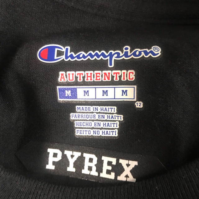 美品 PYREX VISION Tシャツ 黒 オフホワイト バージルアブロー