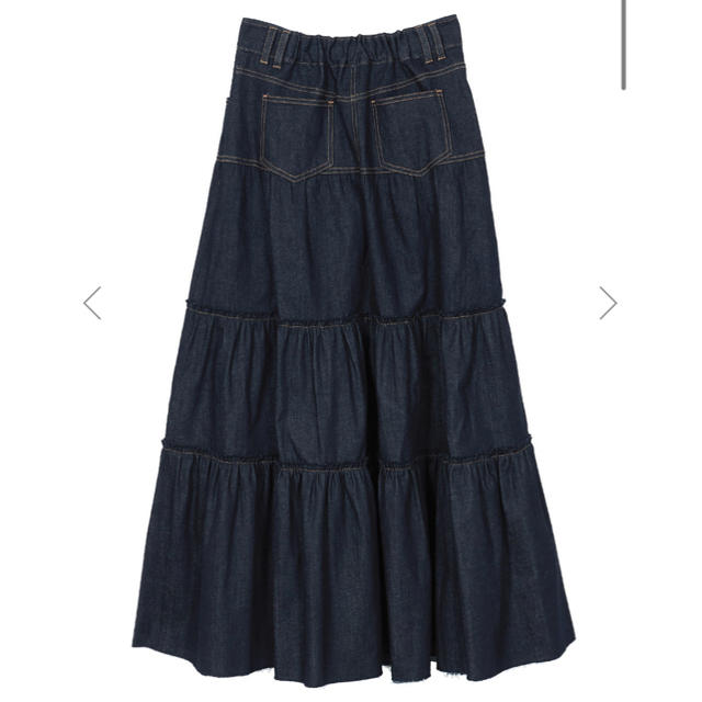 Ameri VINTAGE(アメリヴィンテージ)の【最終値下げ】DENIM TIERED SKIRT レディースのスカート(ロングスカート)の商品写真