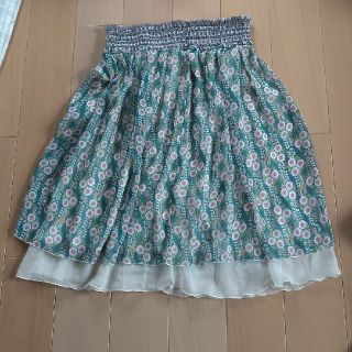 ビームス(BEAMS)のBEAMS   お花柄シフォンスカート(ひざ丈スカート)