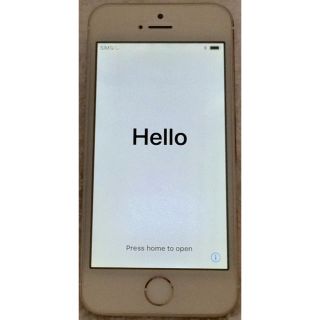 中古 iPhone 5s  gold 16GB docomo(スマートフォン本体)