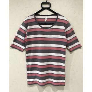 グラム(glamb)の＊グラム glamb ボーダー 5分袖 カットソー トップス 1(Tシャツ/カットソー(半袖/袖なし))