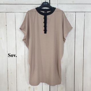 ダブルスタンダードクロージング(DOUBLE STANDARD CLOTHING)のSov. ダブルスタンダード ドルマンワンピース チュニック ソヴ(ミニワンピース)