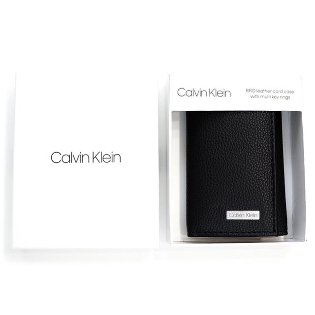 Calvin Klein(カルバンクライン)の新品 カルバンクライン キーケース 6連 ブラック スマートキーケース ケース メンズのファッション小物(キーケース)の商品写真