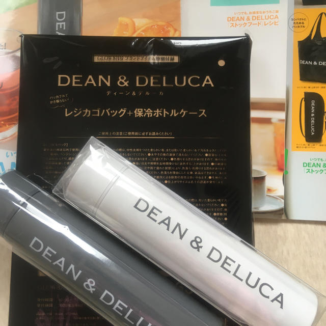 DEAN &DELUCA♡ステンレスボトル2本.レジカゴバッグ＋保冷ボトルケース