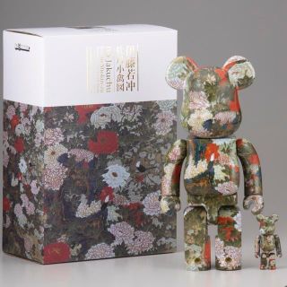 メディコムトイ(MEDICOM TOY)のBE@RBRICK 伊藤若冲牡丹小禽図　ぼたんしょうきんず100% & 400%(ぬいぐるみ/人形)