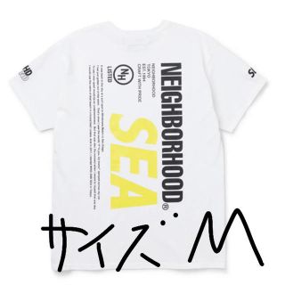 ネイバーフッド(NEIGHBORHOOD)の希少wind and sea ネイバーフッド　Tシャツ　M(Tシャツ/カットソー(半袖/袖なし))