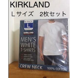 コストコ(コストコ)の新品 カークランド  Tシャツ メンズLサイズ 2枚 コストコ 話題 トレンド(Tシャツ/カットソー(半袖/袖なし))