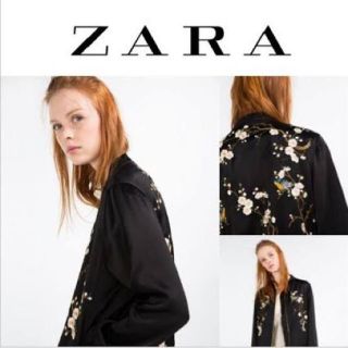 ザラ(ZARA)の💐秋冬 ZARA 刺繍ジャケット スカジャン ボンバー ジャケット(スカジャン)