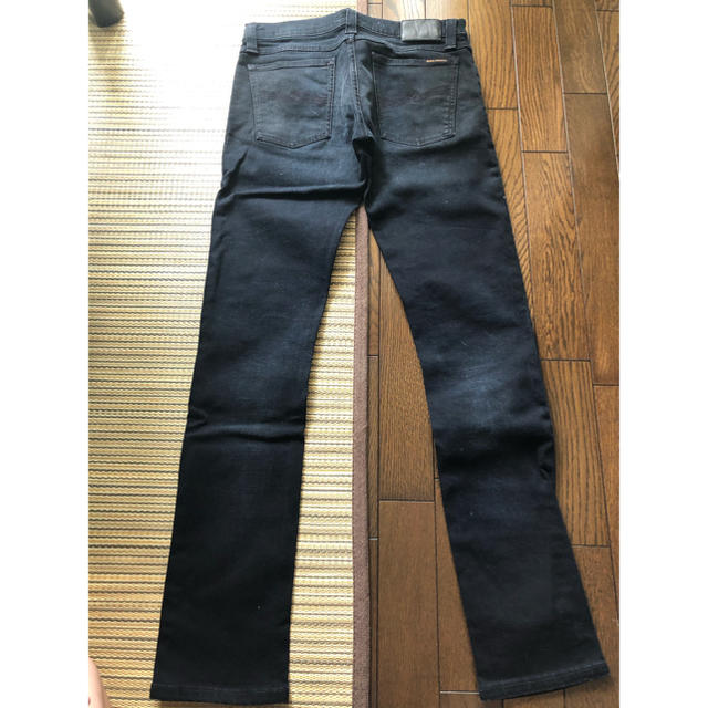 Nudie Jeans(ヌーディジーンズ)の5uck6r様ヌーディジーンズ　ブラックスキニー　30インチ メンズのパンツ(デニム/ジーンズ)の商品写真