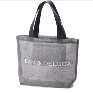 ディーンアンドデルーカ(DEAN & DELUCA)のDEAN & DELUCA メッシュエコバックシルバー　L(エコバッグ)