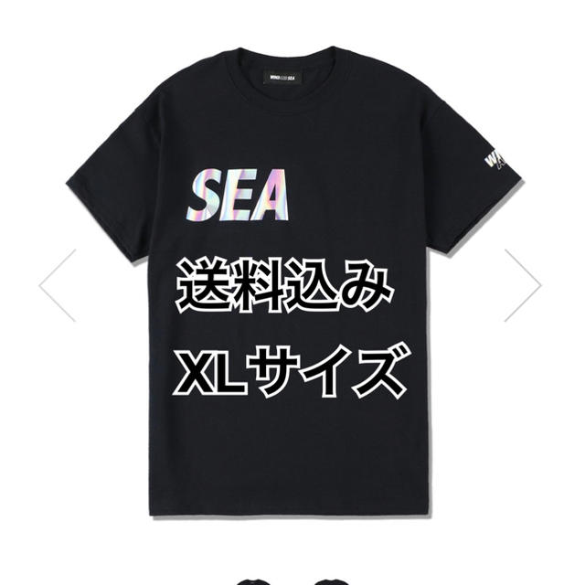 Wind and sea MIDDLE IRIDESCENT Tシャツ　黒　XL