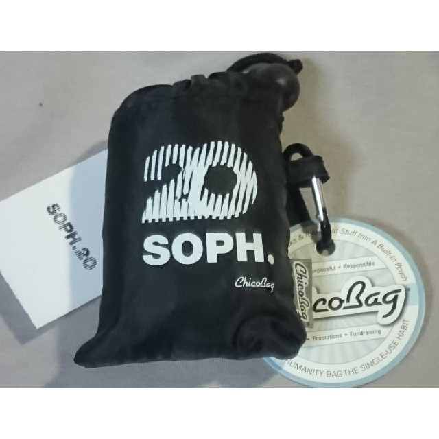 SOPH(ソフ)のソフネット20周年記念 チコバッグ SOPH20. ChicoBag 黒 新品 レディースのバッグ(エコバッグ)の商品写真