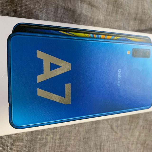 正規激安 新品Galaxy 【未使用品】ギャラクシー A7 ブルー 64GB Blue 青