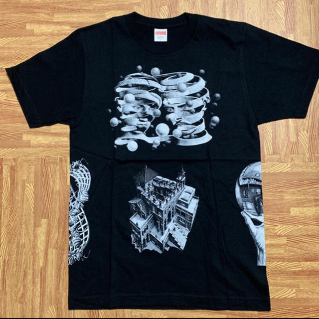 Supreme M.C. Escher Collage box logo tee | hartwellspremium.com