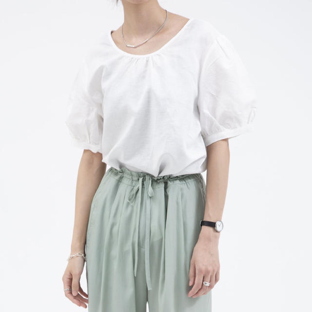 fashiru Flare sleeve Shirt blouse