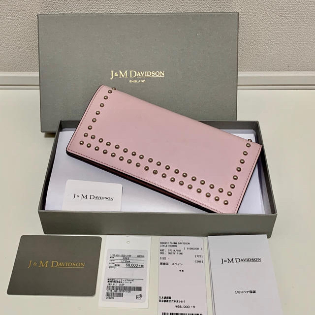 J&M DAVIDSON(ジェイアンドエムデヴィッドソン)のユナイテッドアローズ別注★J&M DAVIDSON★財布★J&M★ピンク レディースのファッション小物(財布)の商品写真