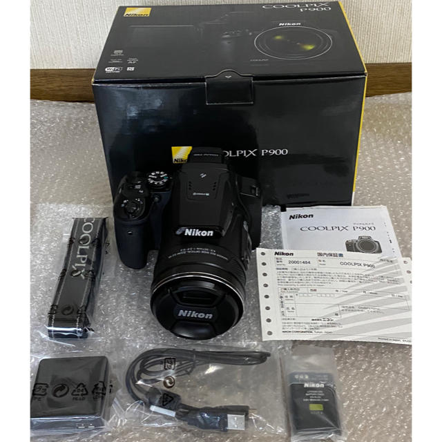 Nikon(ニコン)のNikon デジタルカメラ COOLPIX P900 ブラック P900BK スマホ/家電/カメラのカメラ(その他)の商品写真