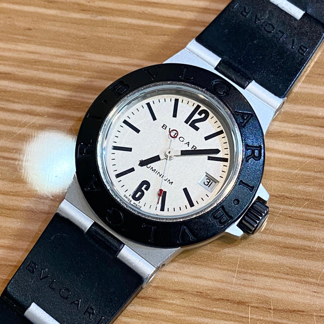 本物の BVLGARI - 腕時計　ブルガリ　aluminium！美品！ 腕時計