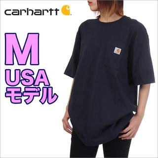カーハート(carhartt)の【新品】カーハート ポケット Tシャツ M ネイビー USAモデル(Tシャツ(半袖/袖なし))