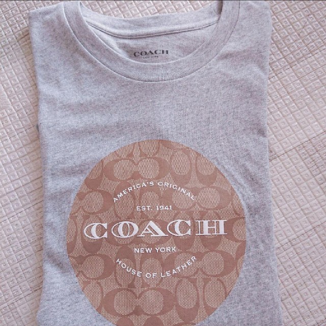 COACH グレー メンズTシャツ