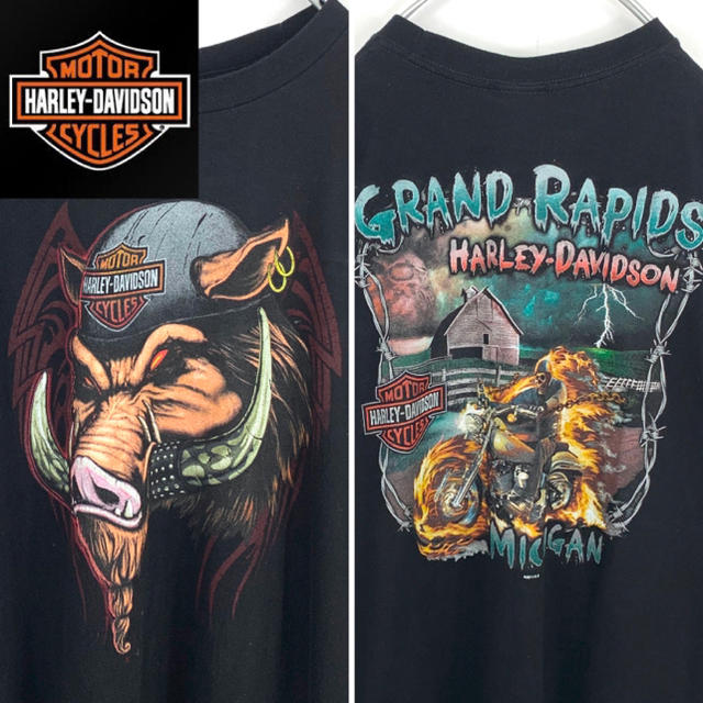 Harley Davidson - レアデザイン☆USA輸入【ハーレーダビッドソン】T