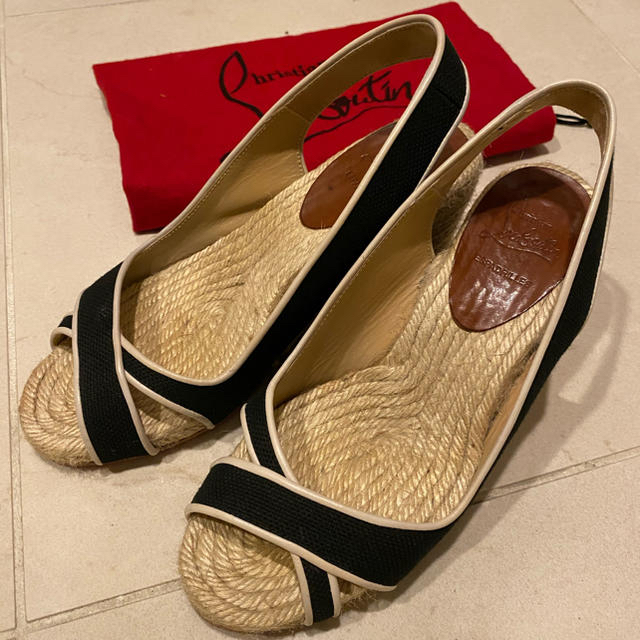 Christian Louboutin - ルブタン ウェッジソール 22.5の通販 by らんちゃん｜クリスチャンルブタンならラクマ