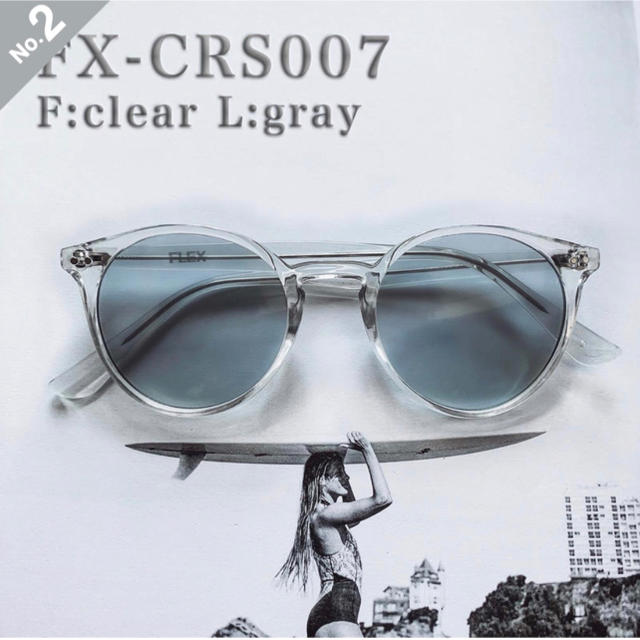クリア サングラス メンズ レディース 夏 メンズのファッション小物(サングラス/メガネ)の商品写真