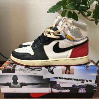 ナイキ(NIKE)のNIKE AIR JORDAN1 / UN DUNK ユニオン ダンク AJ1(スニーカー)