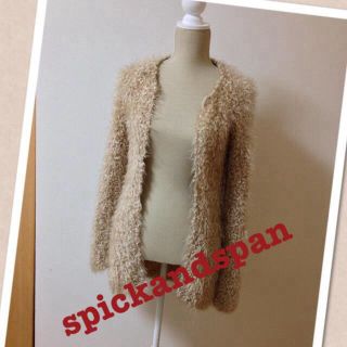 スピックアンドスパン(Spick & Span)の♡スピック＆スパンモコモコロングカーデ♡(カーディガン)