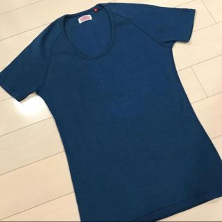 ハリウッドランチマーケット(HOLLYWOOD RANCH MARKET)の【超美品】ハリウッドランチマーケット　ストレッチシャツ(Tシャツ(半袖/袖なし))