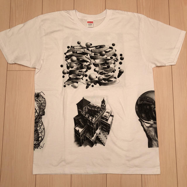 supreme M.C. Escher Tシャツ L - Tシャツ/カットソー(半袖/袖なし)