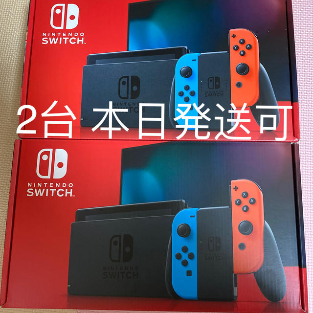 任天堂 - 新型 2台セットNintendo Switch ニンテンドースイッチ本体 ネオン