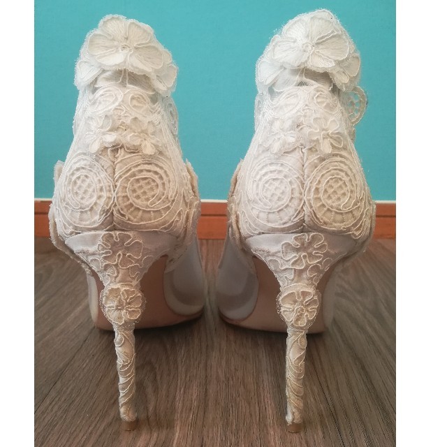 BHLDN ウエディング レースパンプス レディースの靴/シューズ(ハイヒール/パンプス)の商品写真