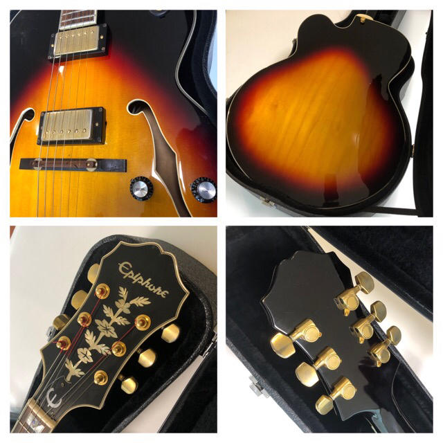 Epiphone(エピフォン)の【ビグズビー搭載】Epiphone BROADWAY VC 2001年製HC付 楽器のギター(エレキギター)の商品写真