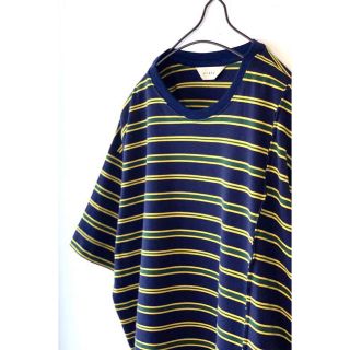 ジエダ(Jieda)のJieDa SWITCHING BORDER BIG TEE NAVY 1(Tシャツ/カットソー(半袖/袖なし))