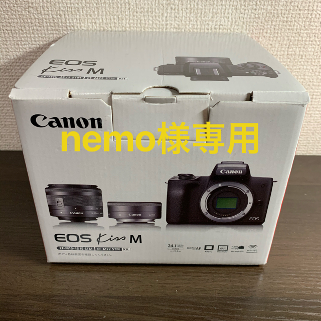 人気新品入荷 Canon - BK Wレンズキット M KISS EOS Canon ミラーレス