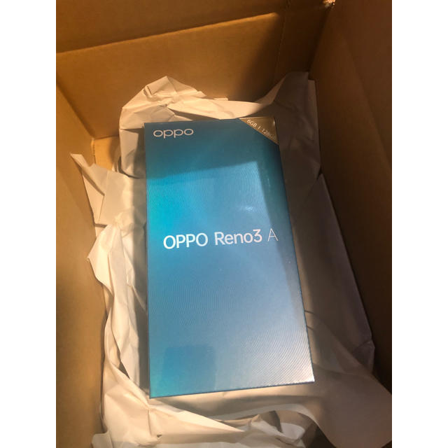 OPPO Reno3 A ホワイトSIMフリースマートフォン/携帯電話