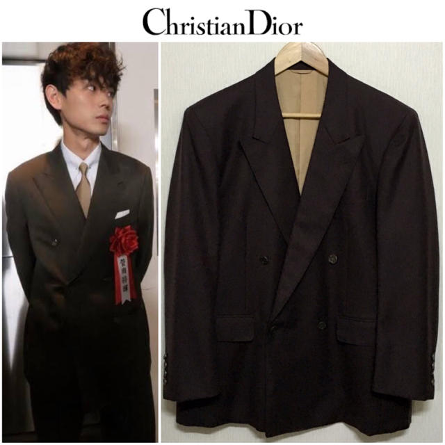 Christian Dior Christian Dior ダブルジャケット ディオール ヴィンテージ OLDの通販 by Platypus  Perry ｜クリスチャンディオールならラクマ