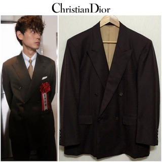 クリスチャンディオール(Christian Dior)のChristian Dior ダブルジャケット ディオール ヴィンテージ OLD(テーラードジャケット)
