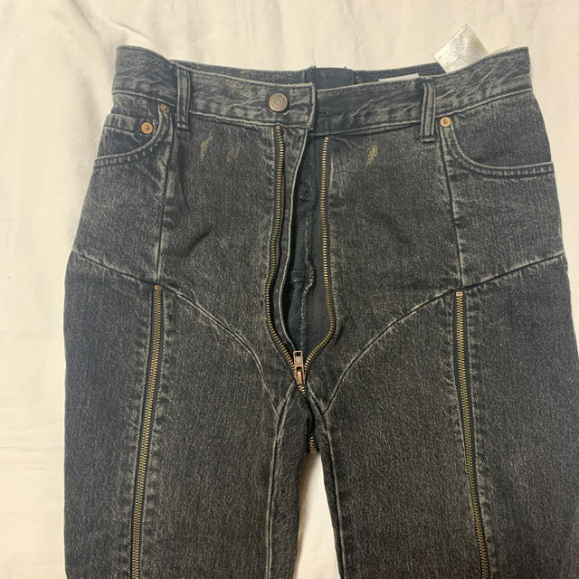 再再販! Balenciaga - 再構築 デニムパンツ ブラック 希少 vetements 再再販! Balenciaga - 再構築 デニムパンツ ブラック 希少 vetements