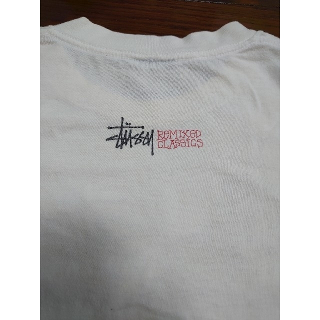 激レア　紺タグ　90s Stussy Tee ラスタ　8ボール　フォトTee