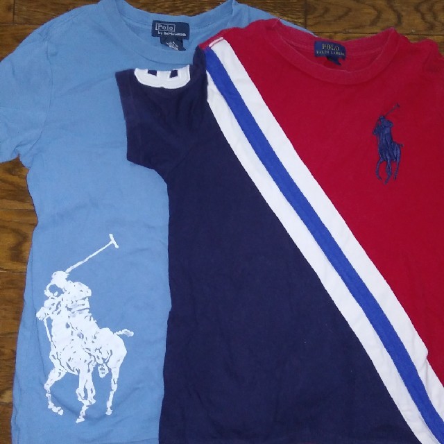 POLO RALPH LAUREN(ポロラルフローレン)のラルフローレン　130 2枚セット キッズ/ベビー/マタニティのキッズ服男の子用(90cm~)(Tシャツ/カットソー)の商品写真