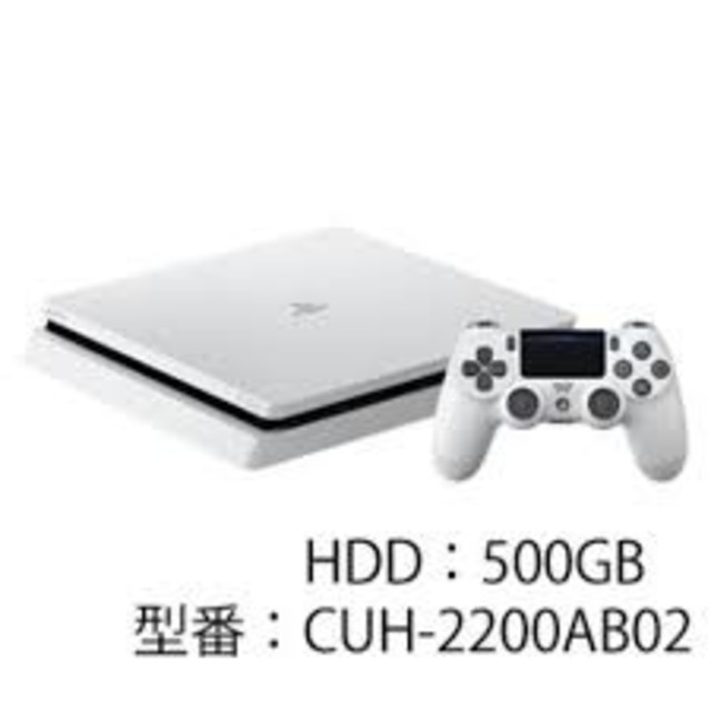 ps4　本体　ホワイト　500GB　新品未開封　CUH-2200AB01