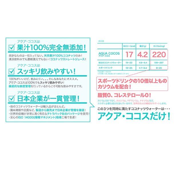 ココナッツウォーター 天然果汁100％ ジュース 330ml(20本（1箱）) 食品/飲料/酒の飲料(その他)の商品写真