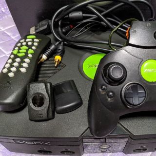 エックスボックス(Xbox)の初代XBOX EVOX導入 250GHDD換装 エミュOK(家庭用ゲーム機本体)